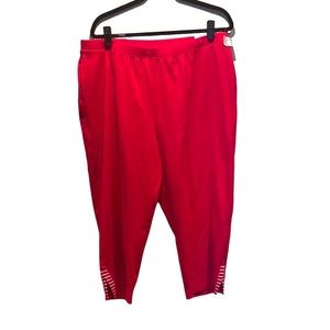 New Catherines Red Pants Suprema Collection Size 1X NWT